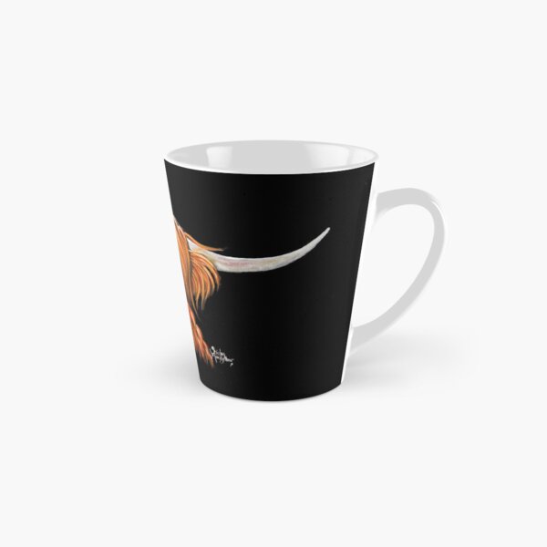 Scottish Hairy Highland Cow ' HARLEY 2 ' by Shirley MacArthur Tall Mug