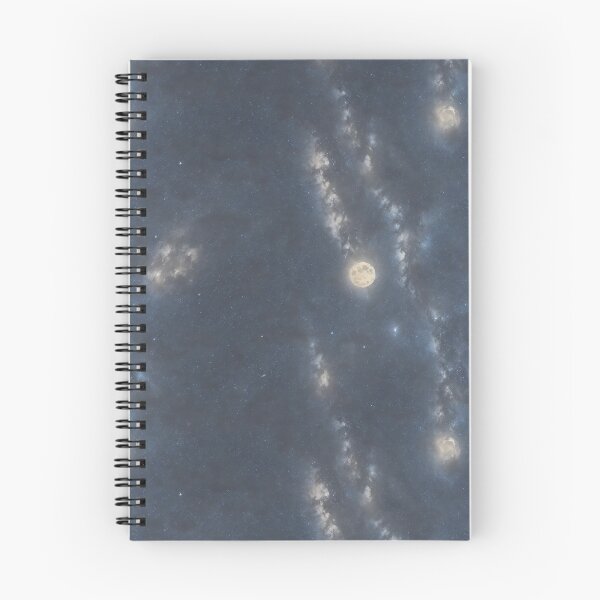 Item preview, Space, Starry Night with bright moons designed and sold by Rothnaric.