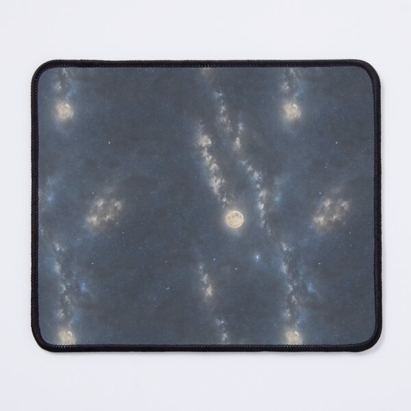 Item preview, Space, Starry Night with bright moons designed and sold by Rothnaric.