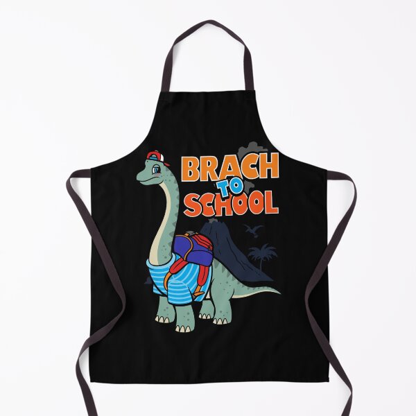 Item preview, Back To School Brachiosaurus Cartoon For Kids Dinosaur Lovers designed and sold by BoggsNicolasArt.