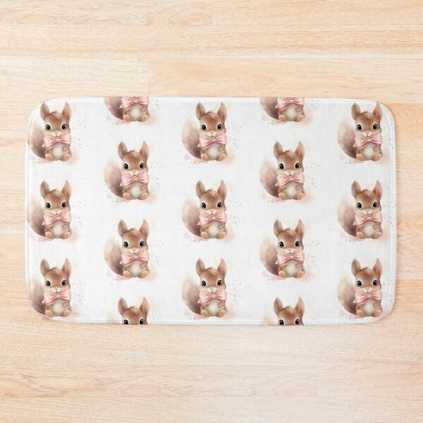 Item preview, Cute Baby Squirrel with Pink Bow  designed and sold by AuroraFantasy.