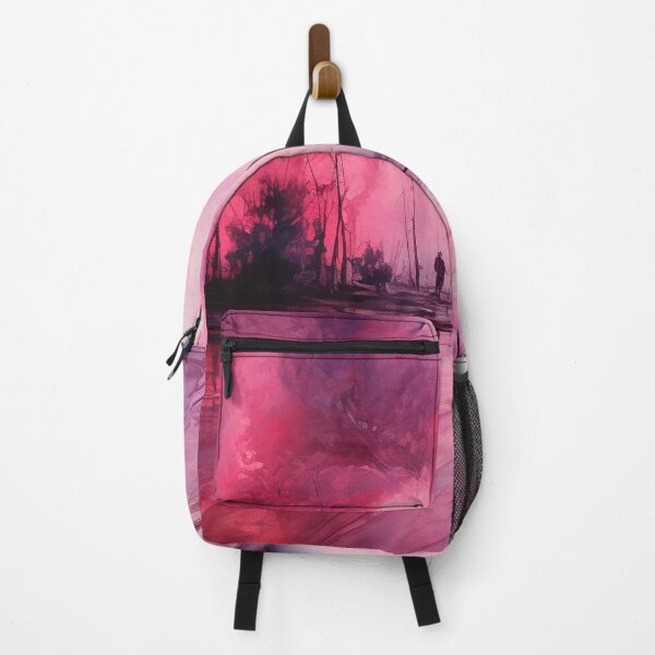 Item preview, Abstract Art: Beautiful Sunset Lanscape with Lonely Figure designed and sold by Nabucodonoshop.