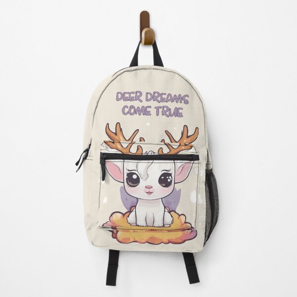 Item preview, Cute White Deer with Antlers on a Cloud designed and sold by DesignDrifts.