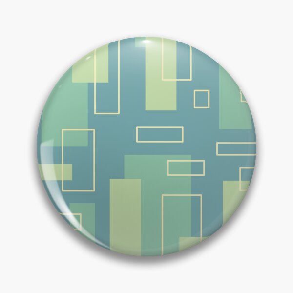 Item preview, Modern Abstract Art Geometric Pattern Blue Green designed and sold by ObsidianDaz.