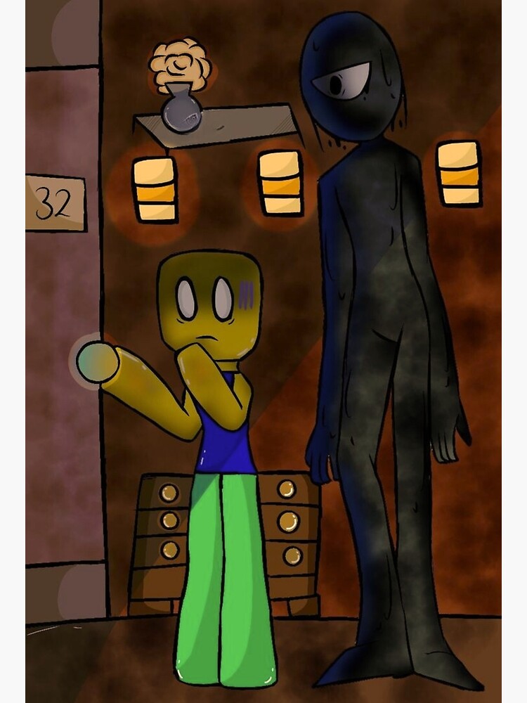 No doors, roblox doors  Poster by doorzz