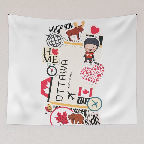 Item preview, Ottawa Canada Boarding Pass designed and sold by funnylifeusa.