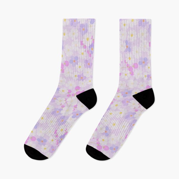 Item preview, Pretty Pastel Flowers - pink, white, purple designed and sold by KizzyW.