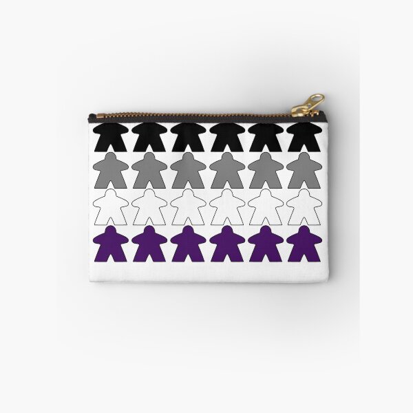 Item preview, Asexual Pride (Meeple Edition) designed and sold by BasiliskOnline.