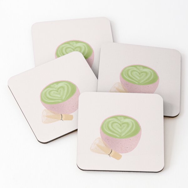 Item preview, Matcha Latte With Bamboo Whisk designed and sold by TakovaCitliva.