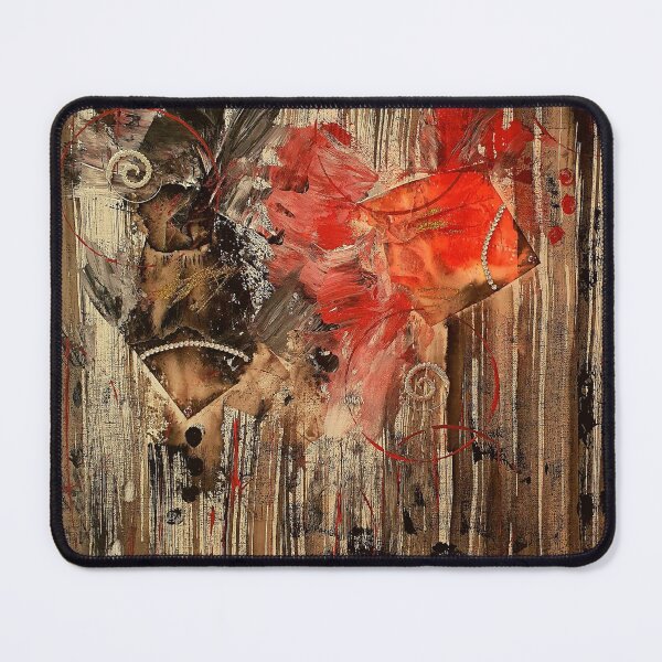 Item preview, Abstract Fish Black and Red designed and sold by Anchalee Montag.