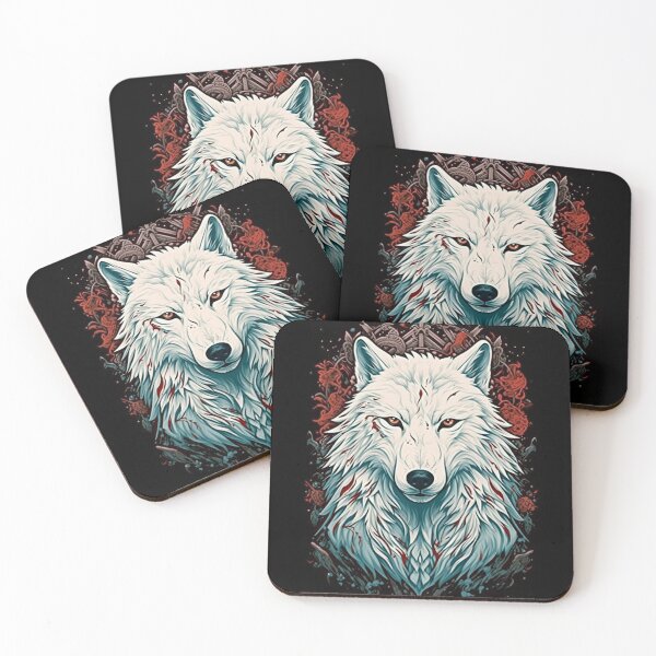 Item preview, Lunar Majesty - White Wolf Portrait designed and sold by Adam Arts.
