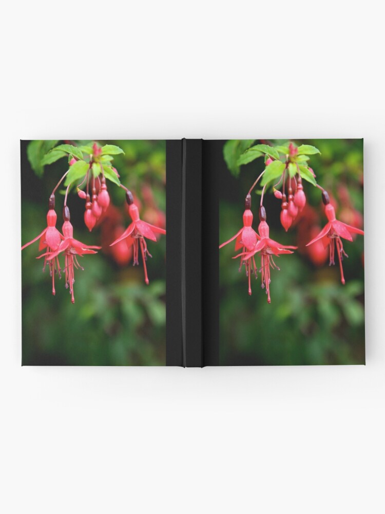 Alternate view of Fuchsia Hedge at Loch Na Fooey 3 Hardcover Journal