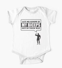 Let me know if my biceps get in your way One Piece - Short Sleeve