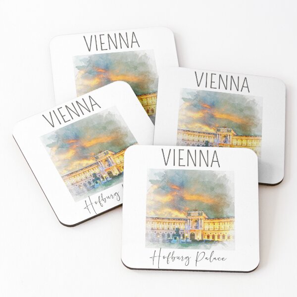 Item preview, A Watercolor Design of the Hofburg Palace in Vienna - Austria designed and sold by Sketch-Shack.