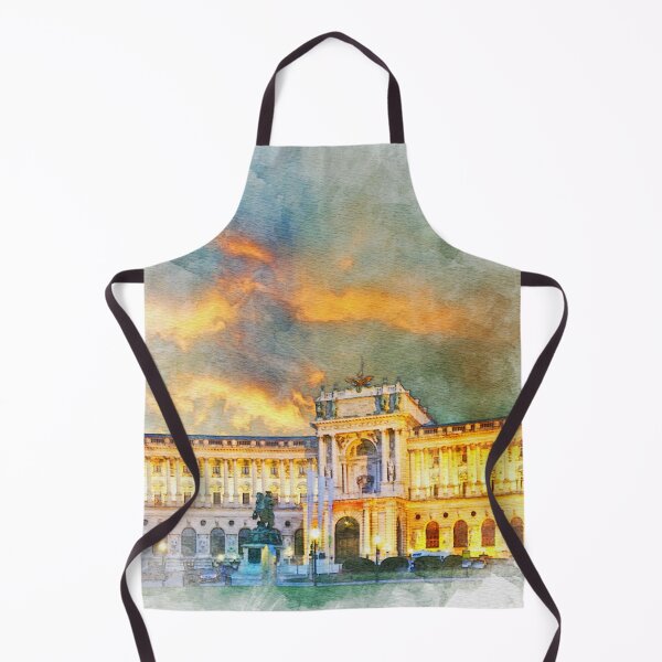 Item preview, A Watercolor Design of the Hofburg Palace in Vienna - Austria designed and sold by Sketch-Shack.