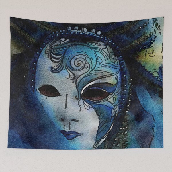 Item preview, Grand Masquerade Mask in Blue  designed and sold by KirstenStar.