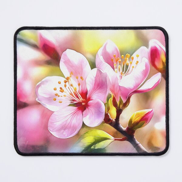 Item preview, Sakura flowers painting designed and sold by AnnArtshock.