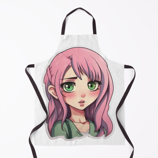 Item preview, Candyfloss Charmer - Manga Girl with Pink Hair designed and sold by Adam Arts.