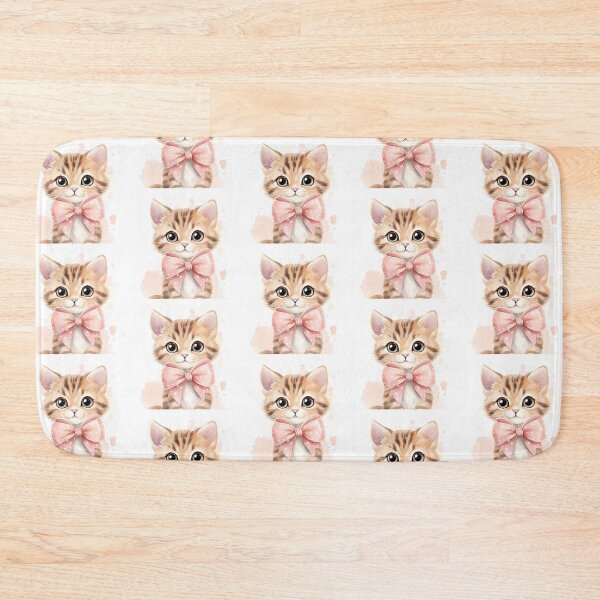 Item preview, Baby Cat with Pink Bow  designed and sold by AuroraFantasy.
