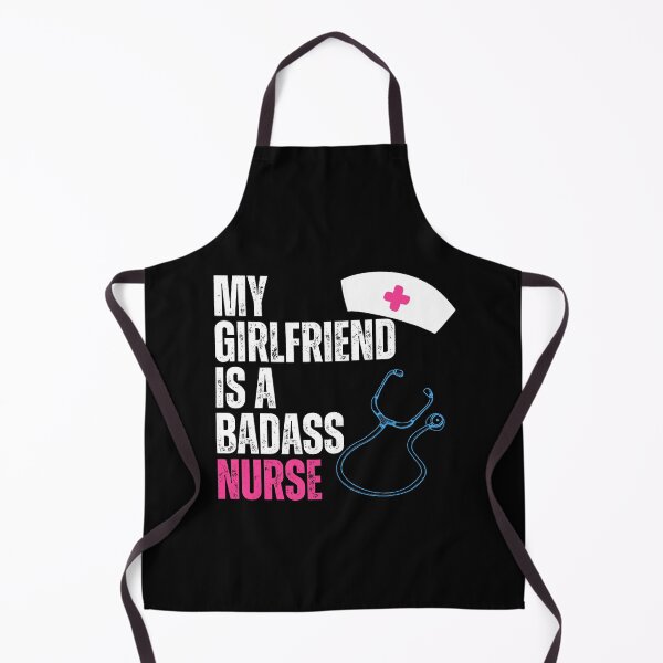 Item preview, My Girlfriend Is A Nurse Funny Quote designed and sold by sleekartist.