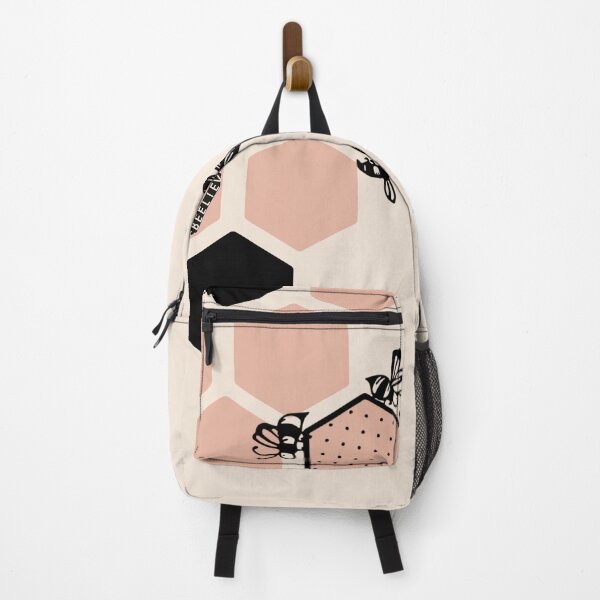 Item preview, Busy Buzzy Bee’s Believe honey comb print, pink, black, stripe, polka dot, cute designed and sold by Emma Lee Sallee.