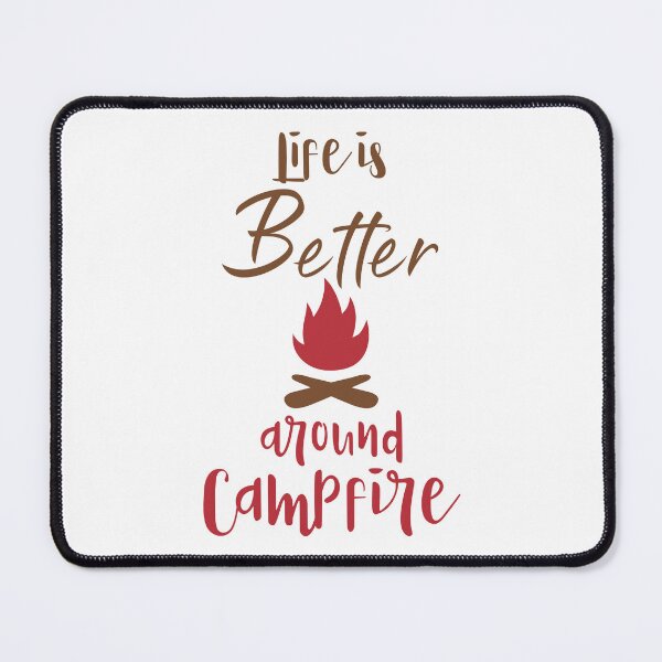 Item preview, Gathered Flames: Embracing Life is better around campfire designed and sold by Saalim22.
