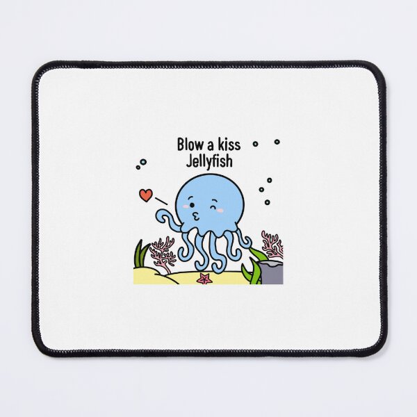 Item preview, Blow a kiss, jellyfish designed and sold by DianneYoon.