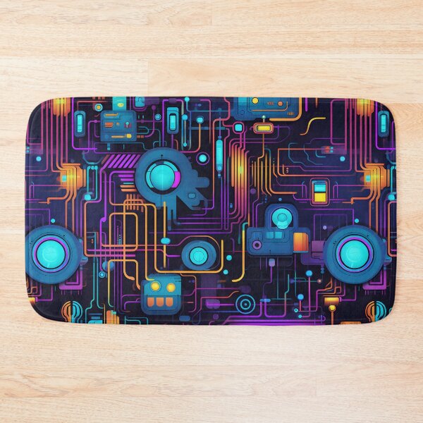 Item preview, Cosmic Dreams: A Distinct Sci-Fi Futuristic Seamless Pattern designed and sold by AlienSkinEyes.
