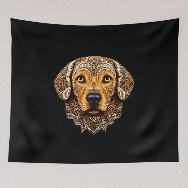 Item preview, Cute Dog in mandala style  designed and sold by Trendy-Artistry.