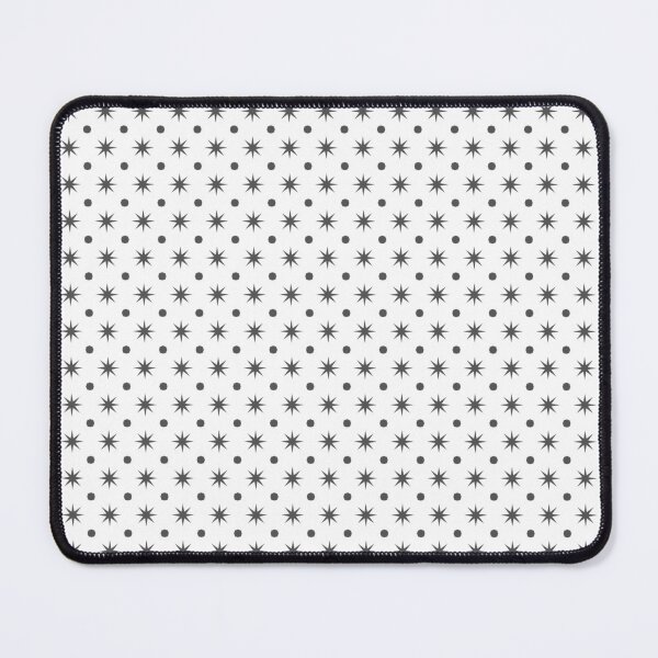 Item preview, octa dots and stars pattern - black designed and sold by itsggdesigns.