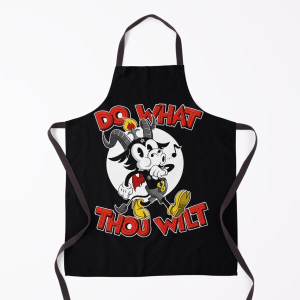 Item preview, Do What Thou Wilt Baphomet 30s Cartoon Occult Esotericism  	 designed and sold by etirnodao15.