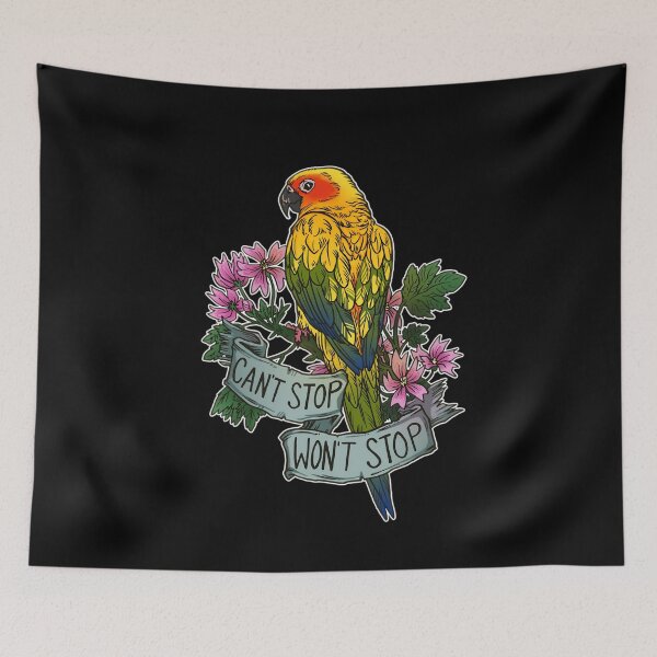Item preview, Can't Stop; Won't Stop (sun conure) 	 	 designed and sold by odxcsprv68.