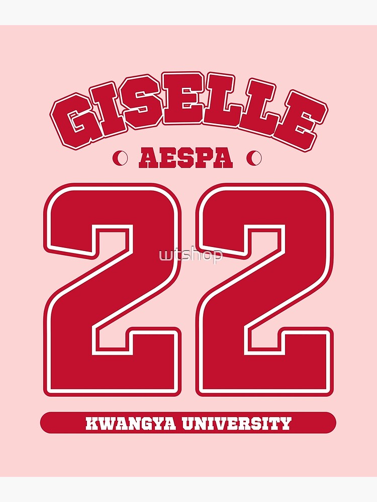 Aespa - College Jersey - Giselle | Kpop Merch for Fans | Gift for