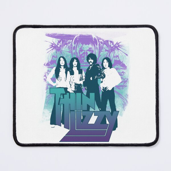 Item preview, Thin Lizzy 70s Rock Band Graphic Collage designed and sold by ovvodesign.