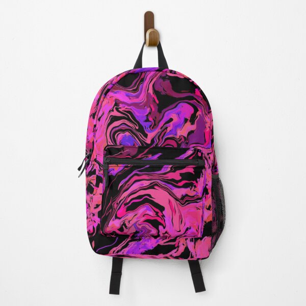 Item preview, Pink and Black Liquid Art Pattern designed and sold by WoollyOrbit2000.