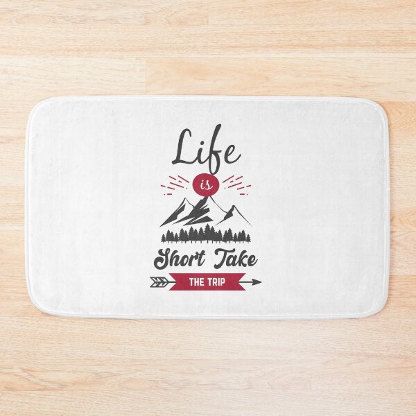 Item preview, Funny quotes about life, life is short take the trip designed and sold by artsNook.