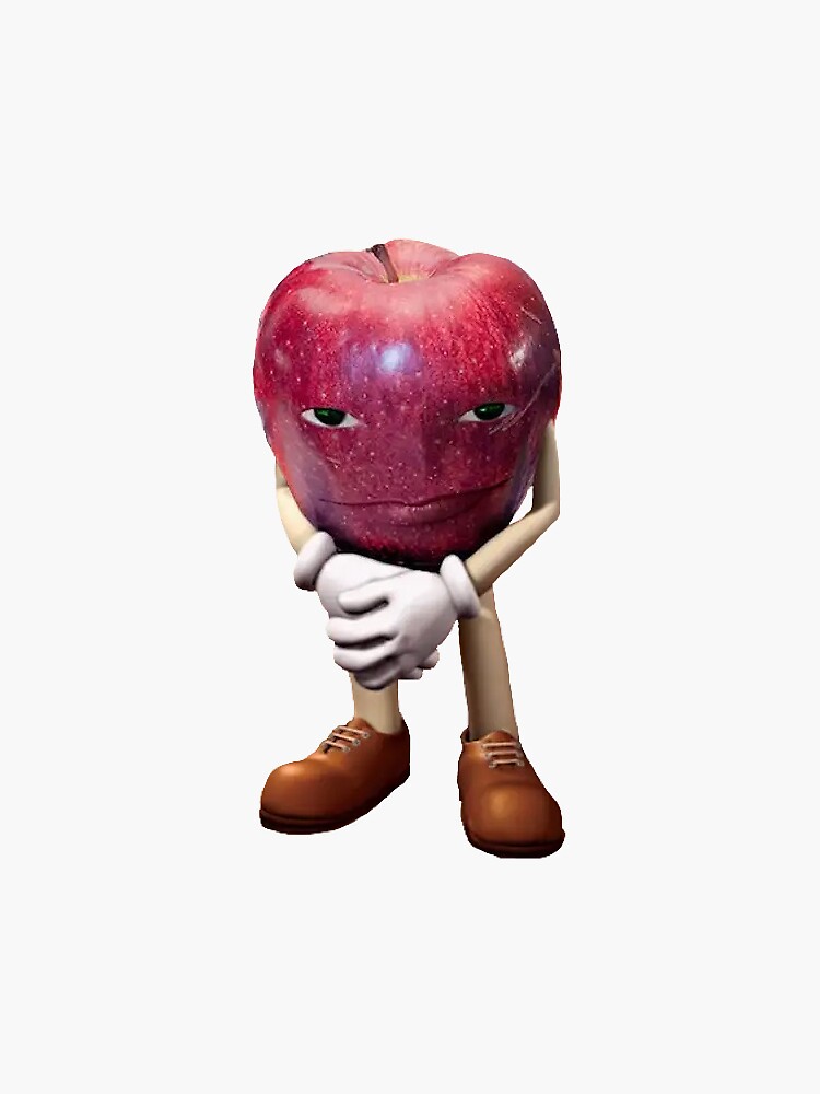 Standing Wapple, Apple With A Face / Wapple