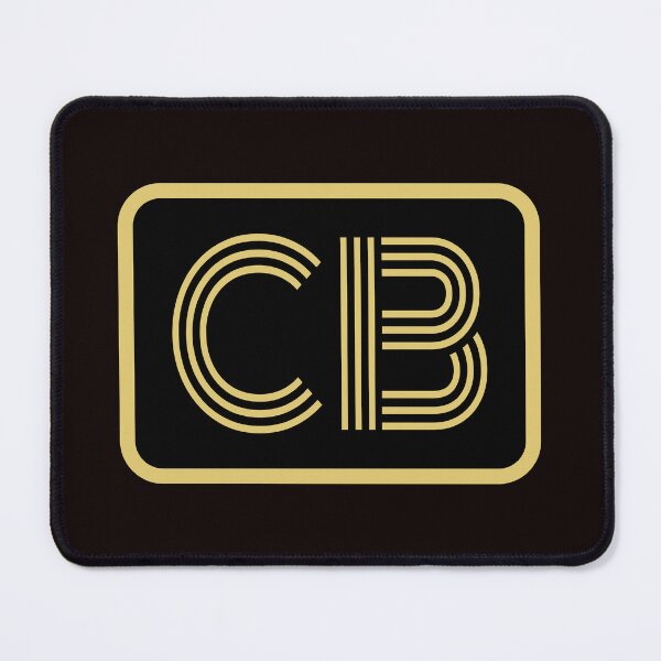 Item preview, CB Initials Gold Geometric Letters designed and sold by Jeallan Designs.