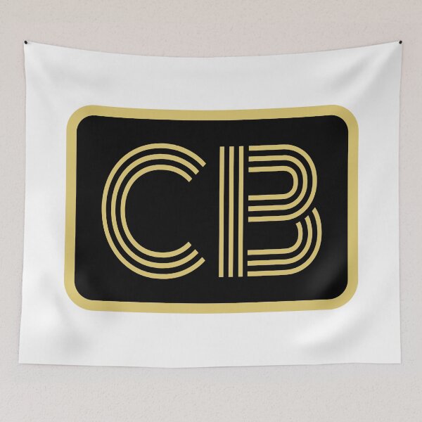 Item preview, CB Initials Gold Geometric Letters designed and sold by Jeallan Designs.