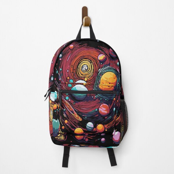 Item preview, Planets color galaxy, solar system drawing designed and sold by marghe41.