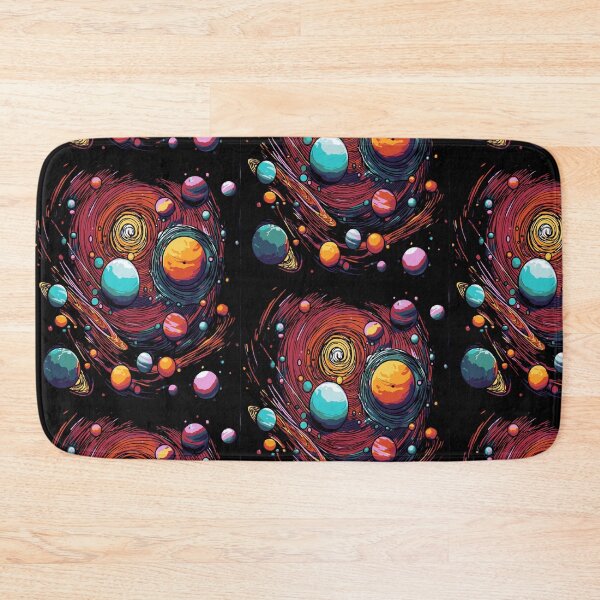 Item preview, Planets color galaxy, solar system drawing  designed and sold by marghe41.