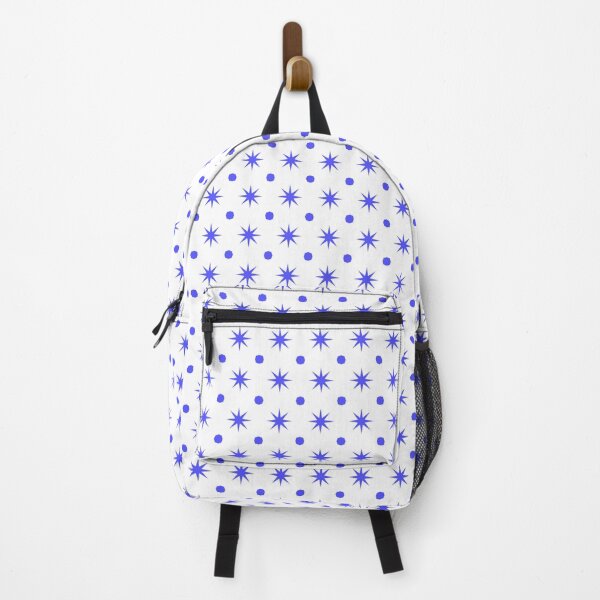 Item preview, octa dots and stars pattern - blue designed and sold by itsggdesigns.