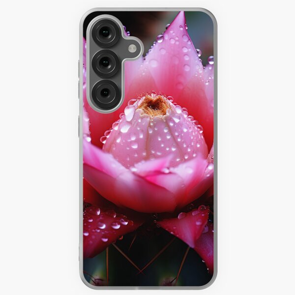 Item preview, Macro photograph of a cactus flower digital print designed and sold by dcrc.