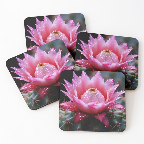 Item preview, Macro photograph of a cactus flower digital print designed and sold by dcrc.