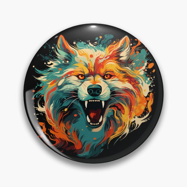 Item preview, Flaming Wolf designed and sold by Loffartdesign.