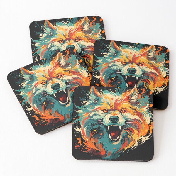 Item preview, Flaming Wolf designed and sold by Loffartdesign.