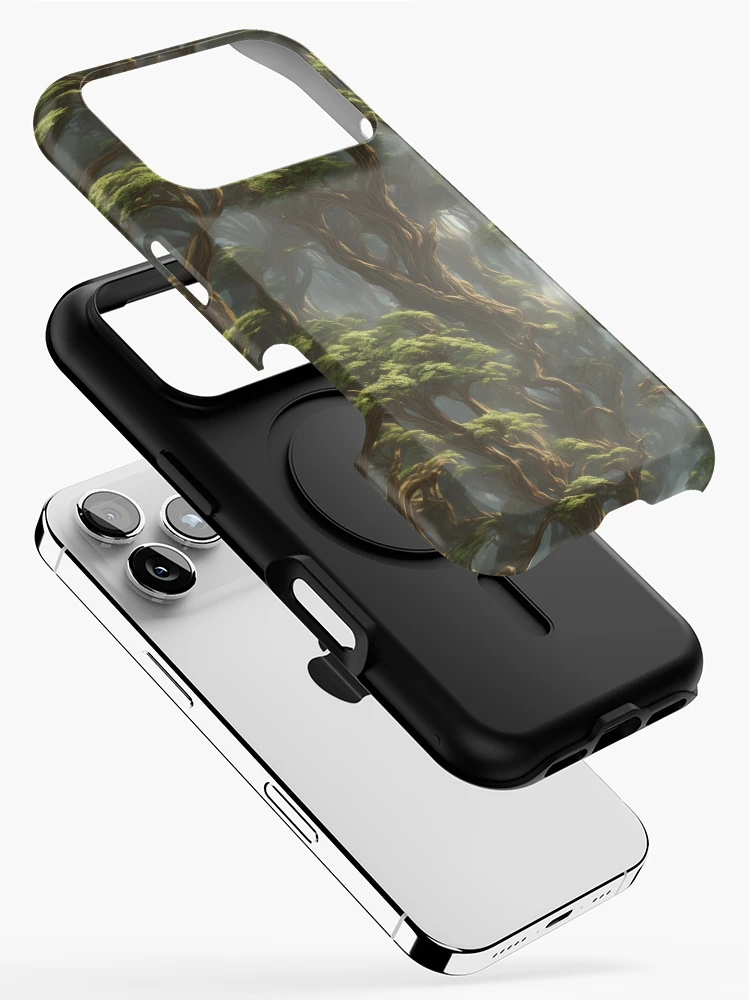 Thumbnail 2 of 4, iPhone Case, Ancient forest pattern designed and sold by Rothnaric.