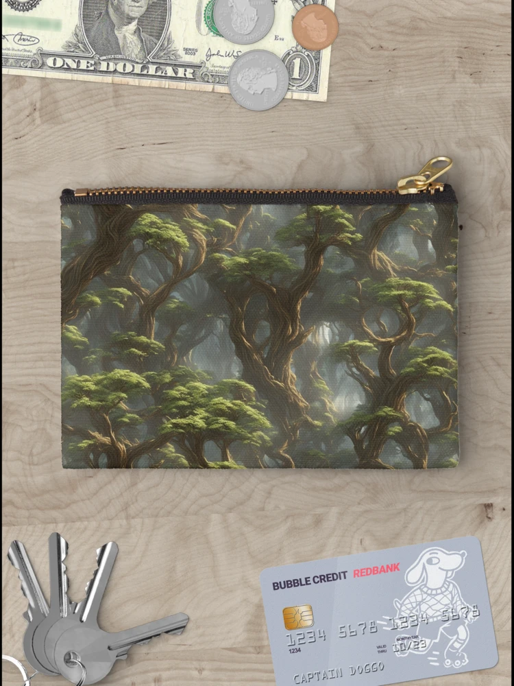 Thumbnail 3 of 4, Zipper Pouch, Ancient forest pattern designed and sold by Rothnaric.