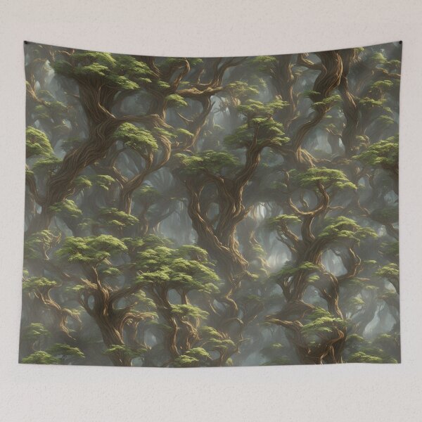 Item preview, Ancient forest pattern designed and sold by Rothnaric.
