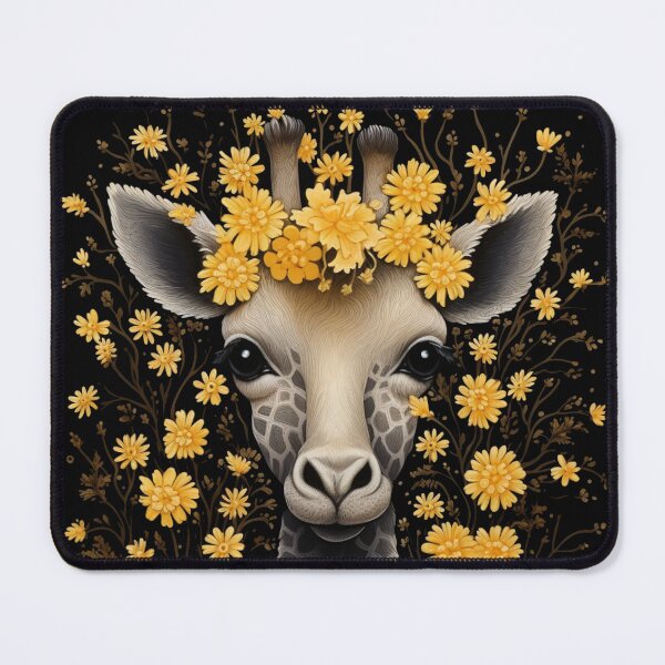 Item preview, Baby cute giraffe with flower. designed and sold by Madeby-JudyBoo.